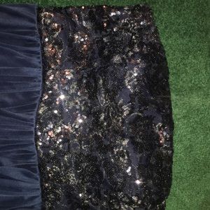 blue sparkly dress size 9